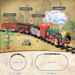 Foto 7 | Set De Tren Eléctrico Mini Tudou Christmas Con Mando A Distancia - Venta Internacional.