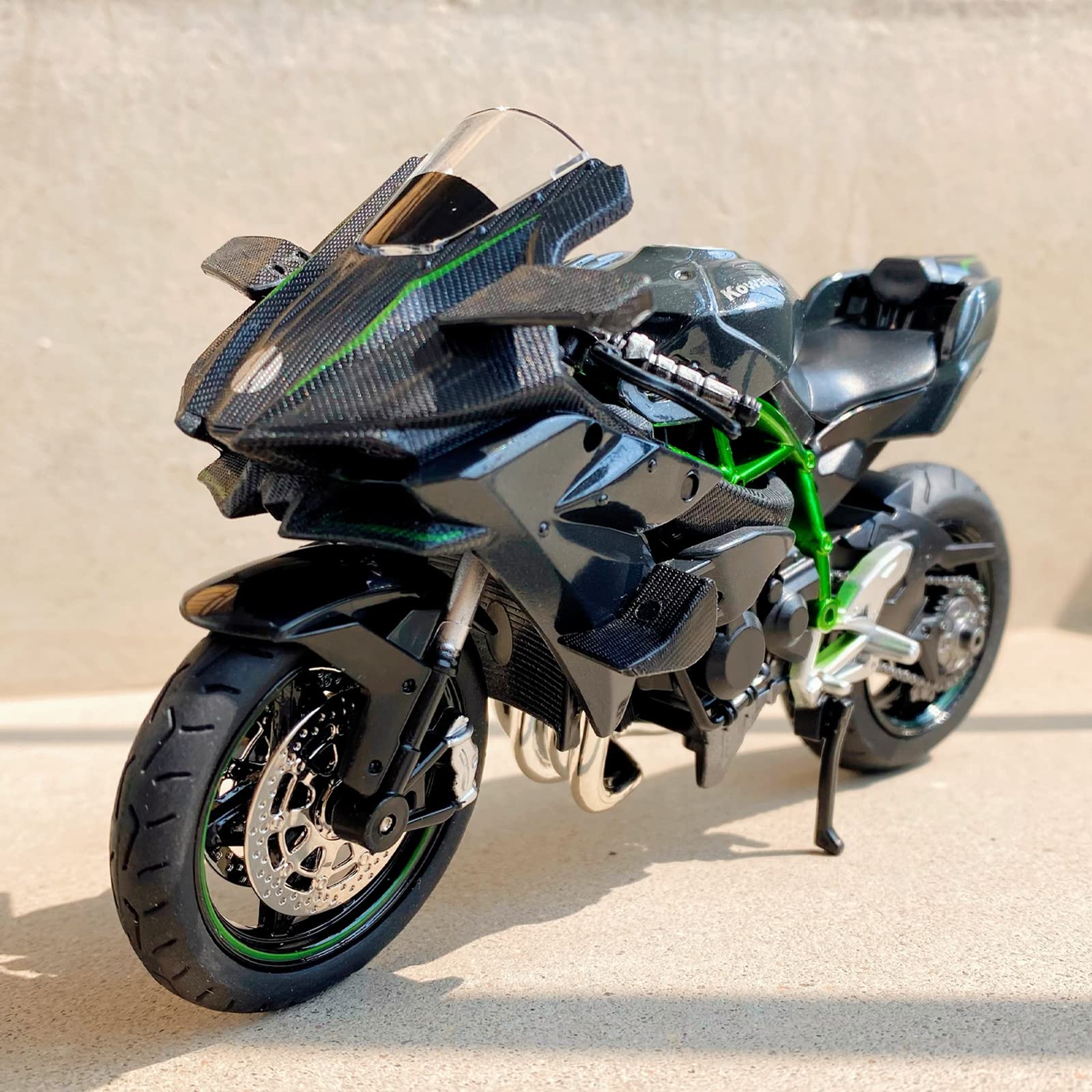 Foto 7 pulgar | Modelo de Motocicleta BDTCTK Kawasaki Ninja H2R Escala 1:12 - Venta Internacional