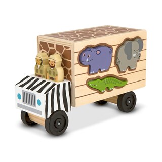 Foto 4 | Camión Clasificador de Formas de Juguete de Madera Melissa & Doug - Venta Internacional