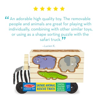 Foto 6 | Camión Clasificador de Formas de Juguete de Madera Melissa & Doug - Venta Internacional