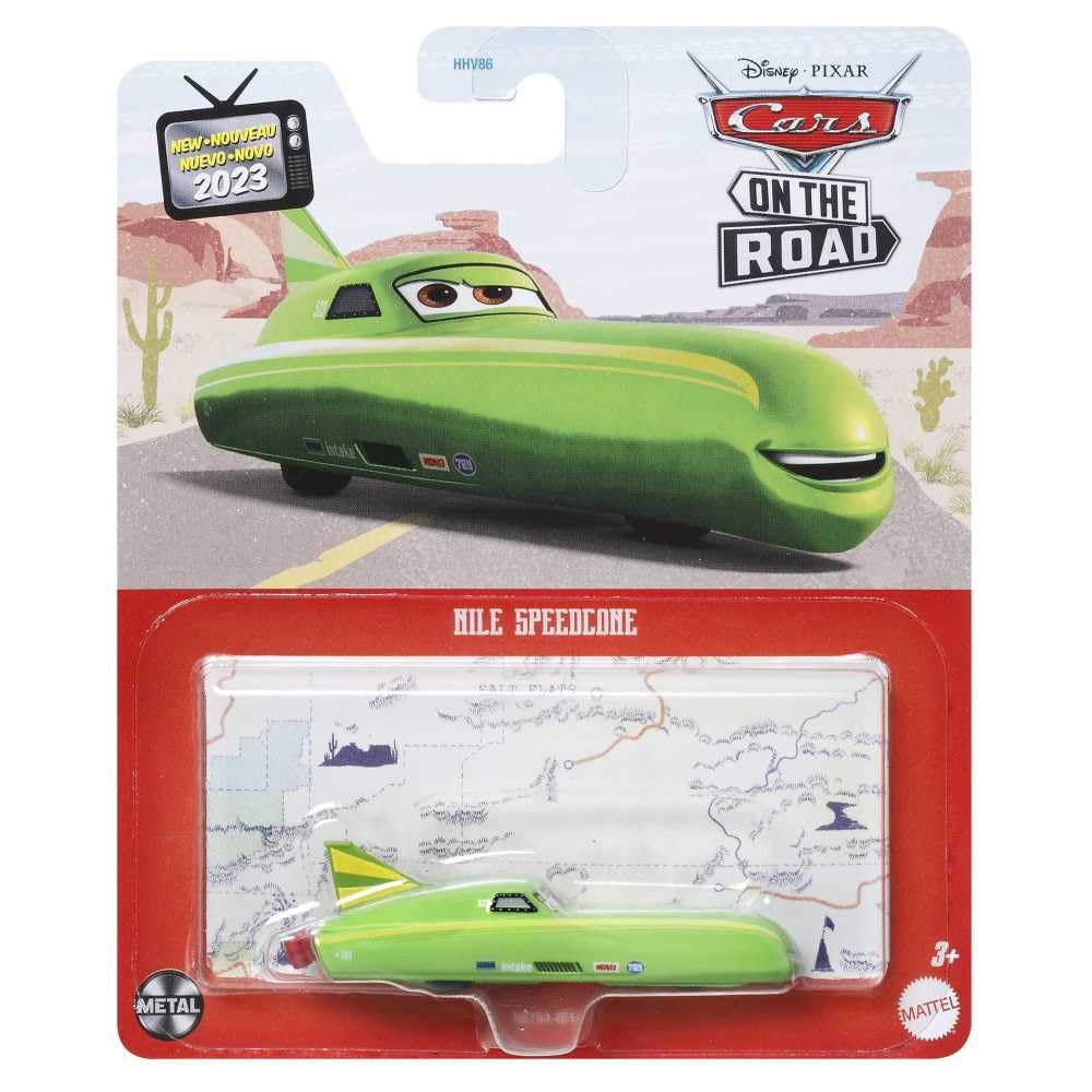 Foto 5 pulgar | Coche De Juguete Mattel Disney Cars A Escala 1:55 Del Nilo Speedcone - Venta Internacional.