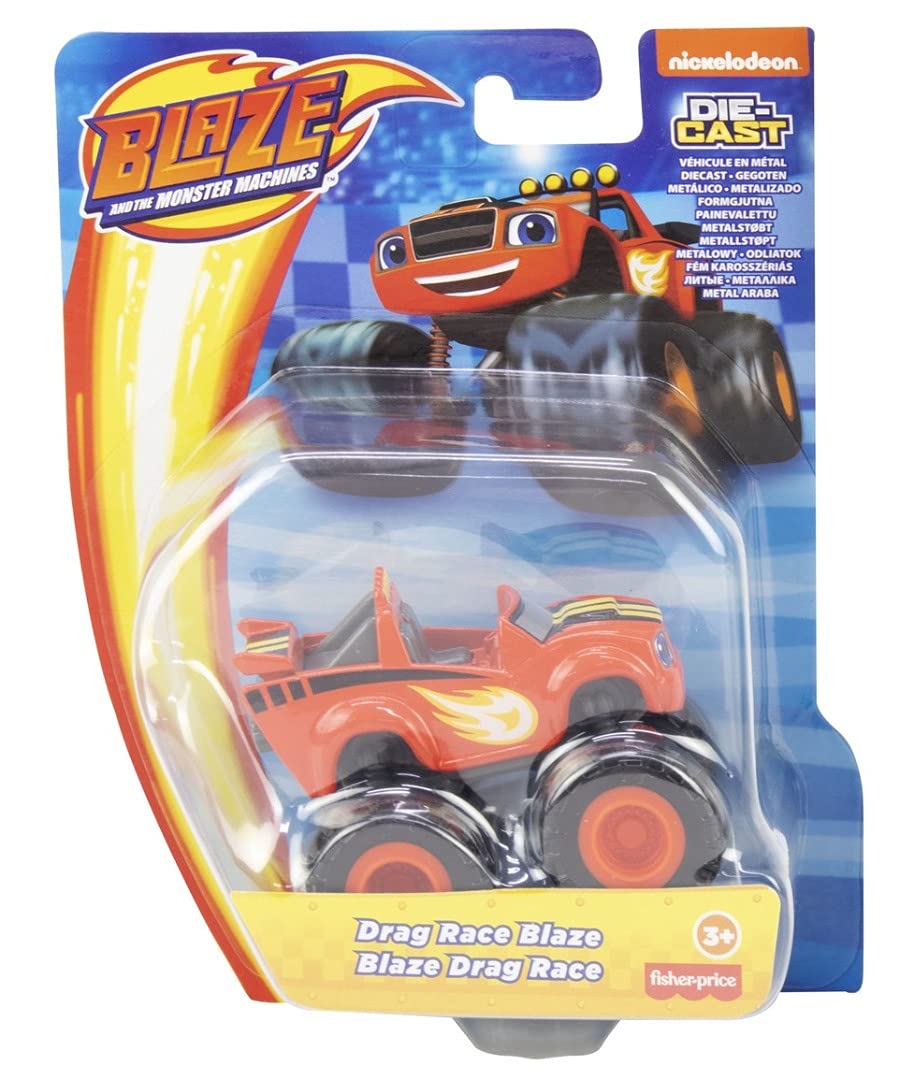 Foto 2 pulgar | Vehículo De Juguete Mattel Blaze Drag Race Truck - Venta Internacional.