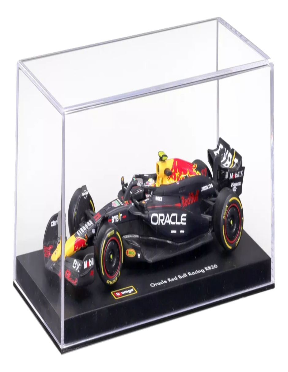 Foto 5 pulgar | Auto Bburago F1 Red Bull Checo Pérez #11 + Termo De Regalo Güish