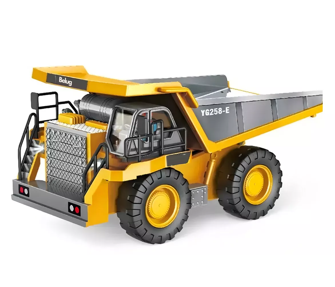 Foto 4 | Vehículo De Camión Volquete Aleación Belug Rc 1:24 9ch Color Naranja Personaje Marshall