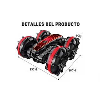 Foto 5 | Juguete Coche Anfibio Belug, Con Doble Lado De Conducción 360° Color Rojo