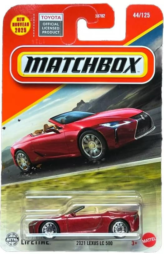 Foto 2 pulgar | Coche Fundido a Presión Lexus LC 500 2021 a Escala 1:64 Rojo- Venta Internacional