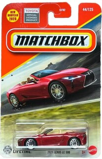 Foto 1 | Coche Fundido a Presión Lexus LC 500 2021 a Escala 1:64 Rojo- Venta Internacional