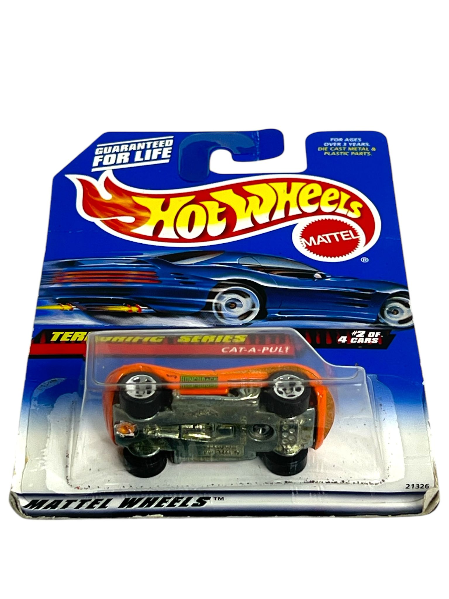 Foto 4 pulgar | Auto Fundido A Presión Hot Wheels Terrorific Series 1999 Cat-a-pult - Venta Internacional.