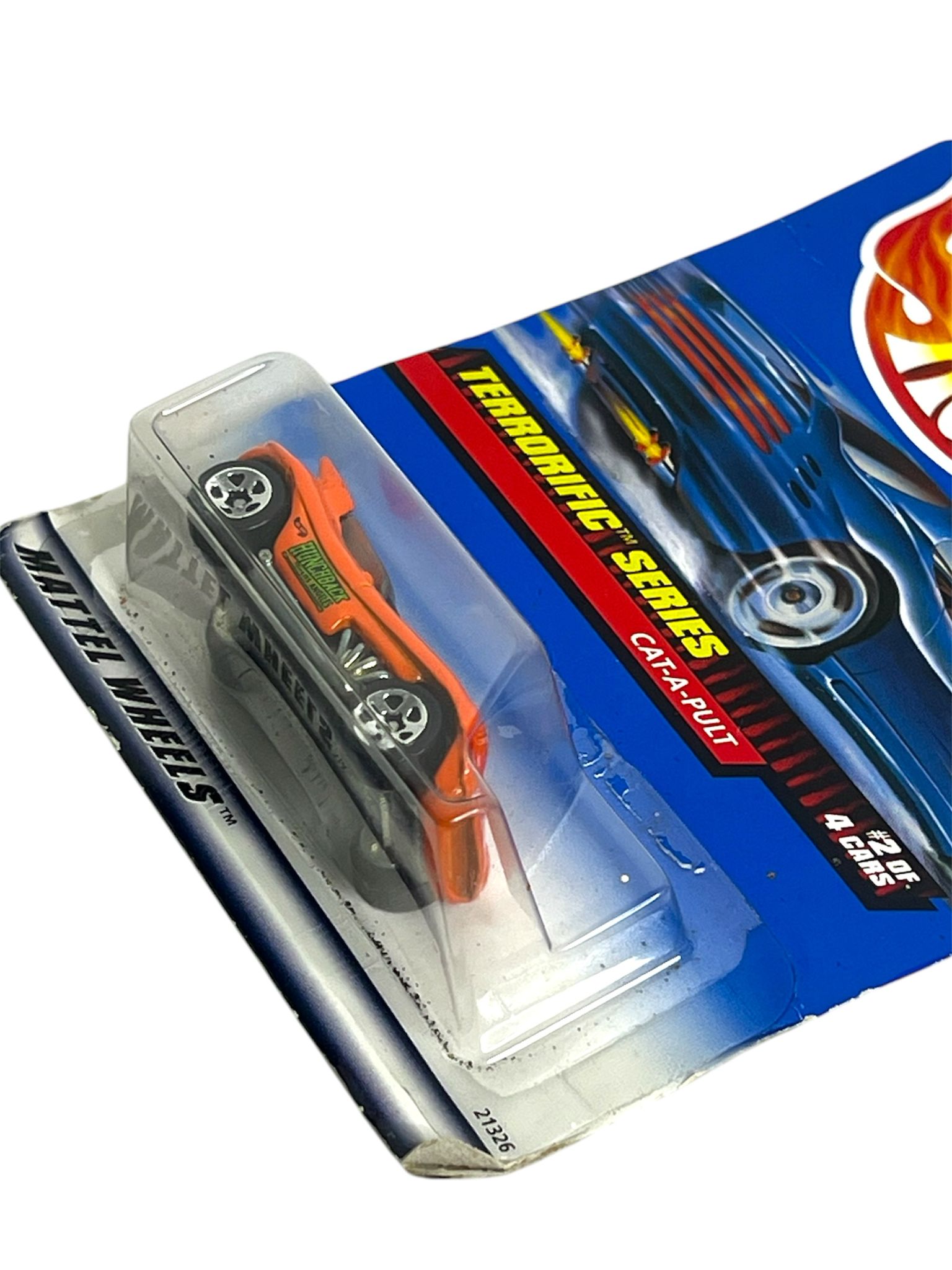 Foto 6 pulgar | Auto Fundido A Presión Hot Wheels Terrorific Series 1999 Cat-a-pult - Venta Internacional.