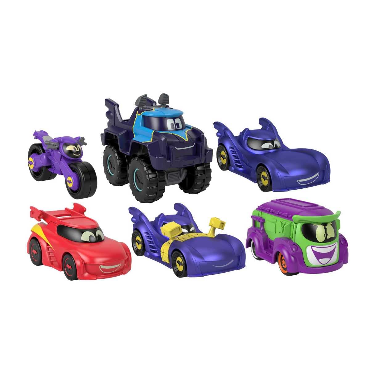Foto 3 pulgar | Vehículo De Juguete Fisher-price Dc Batwheels Bromea Con La Furgoneta Joker - Venta Internacional.