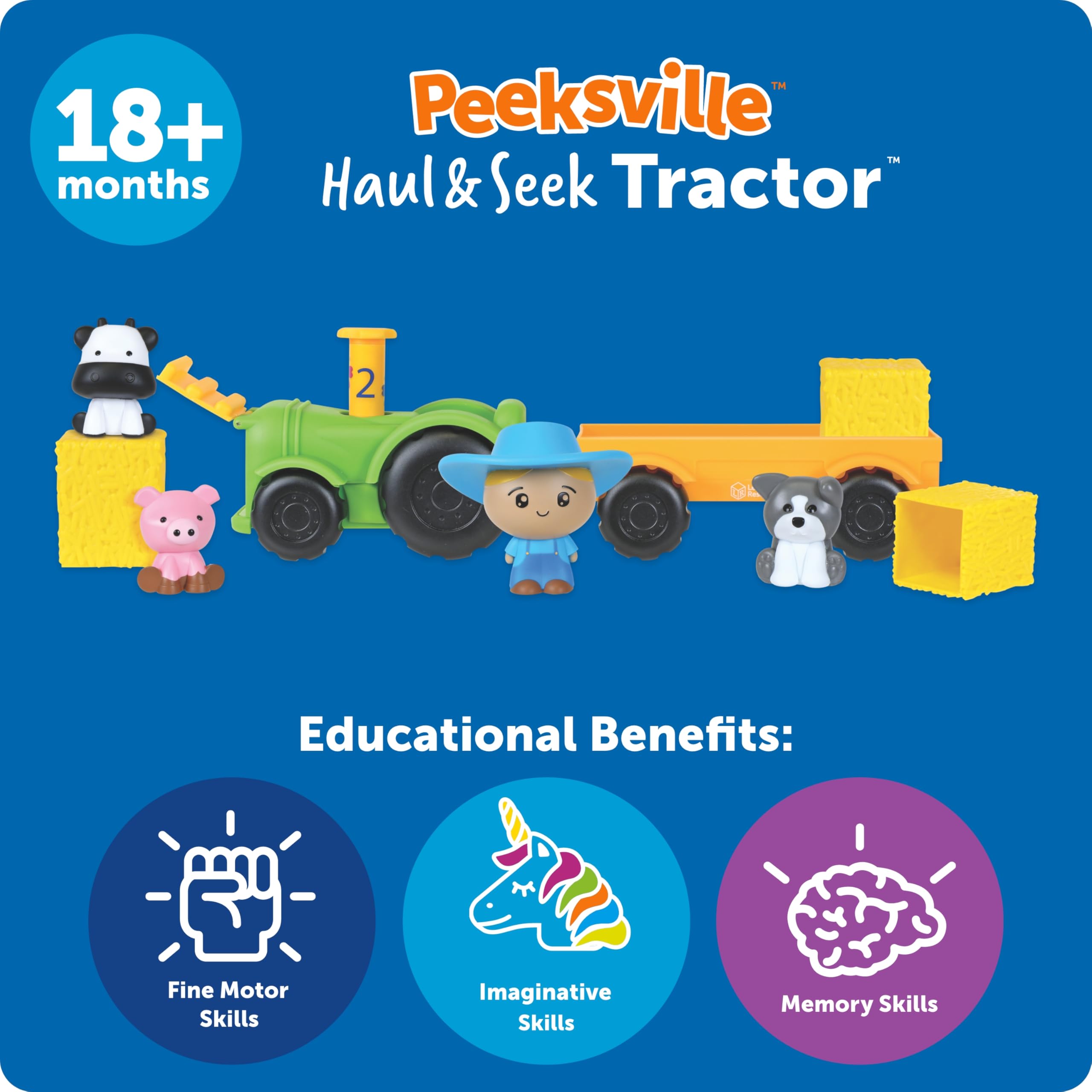 Foto 7 pulgar | Tractor Learning Resources de Juguete-Venta Internacional