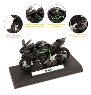 Foto 4 | Motocicleta Escala 1:18 Lab.G para Niño