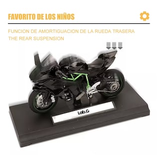 Foto 5 | Motocicleta Escala 1:18 Lab.G para Niño