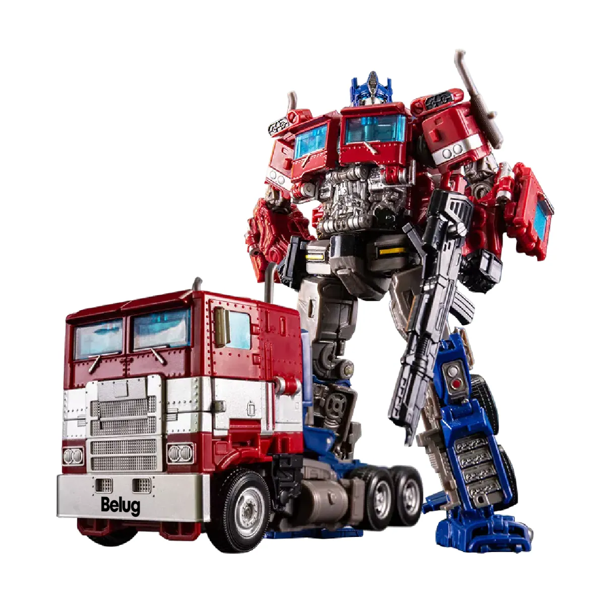 Foto 1 | Juguete Para Niños Con Coche Robot Transformador De Aleación Belug Rojo