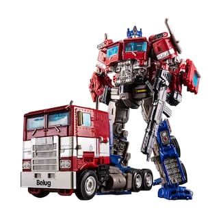Foto 1 | Juguete Para Niños Con Coche Robot Transformador De Aleación Belug Rojo