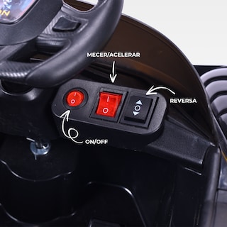 Foto 4 | Carro Montable Eléctrico Aeiou B002 con Pedal y Control Remoto para Niños