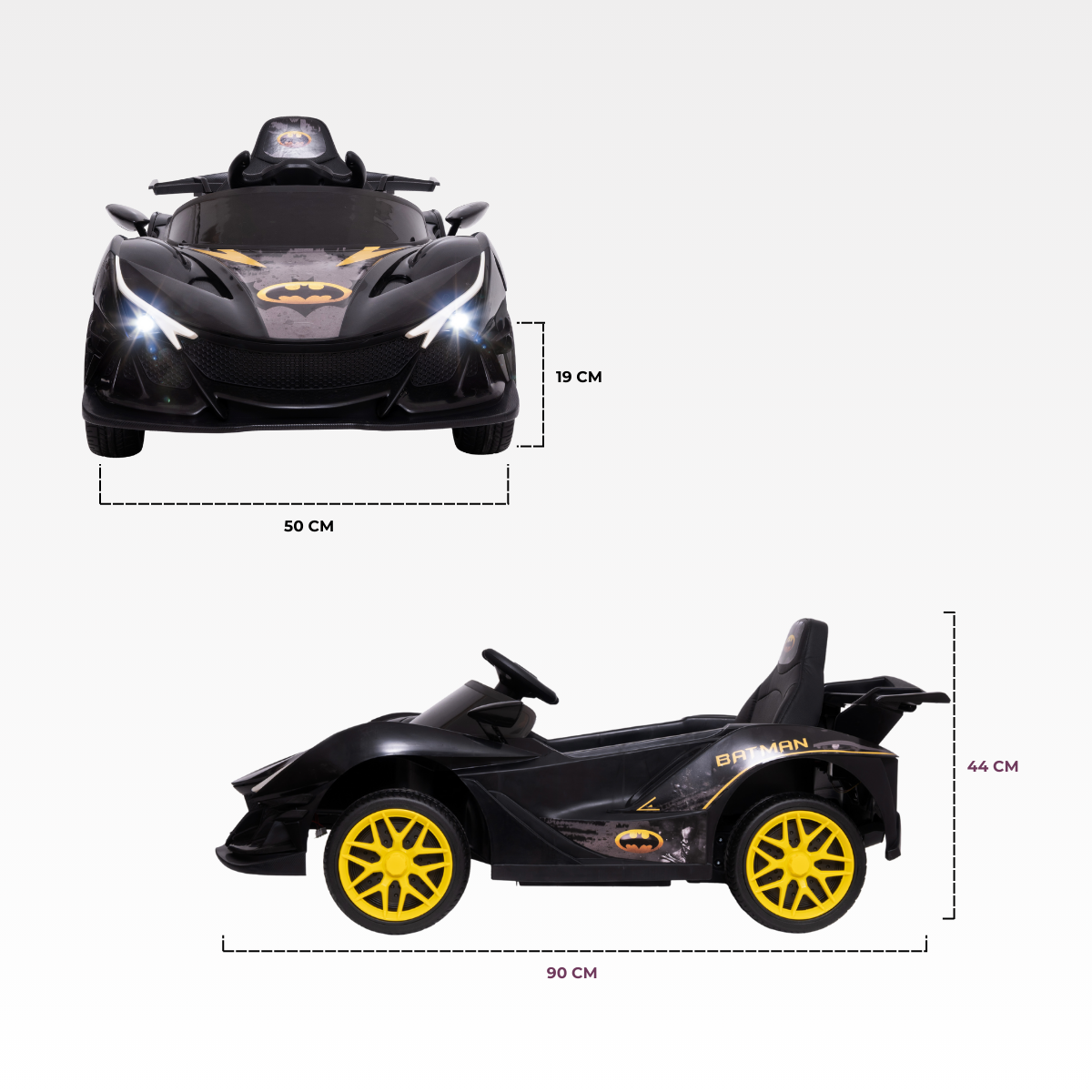 Foto 7 pulgar | Carro Montable Eléctrico Aeiou B002 con Pedal y Control Remoto para Niños