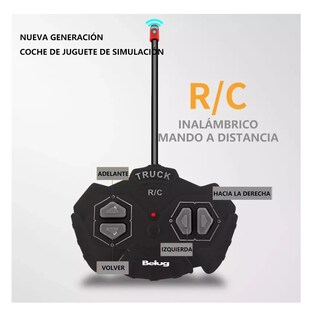 Foto 3 | Tráiler Control Remoto Tráiler Juguete, Belug Negro