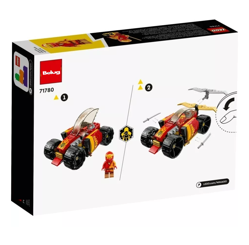 Foto 6 pulgar | Kit Coche De Carreras Ninja Evo De Kai 3+, Belug  Rojo
