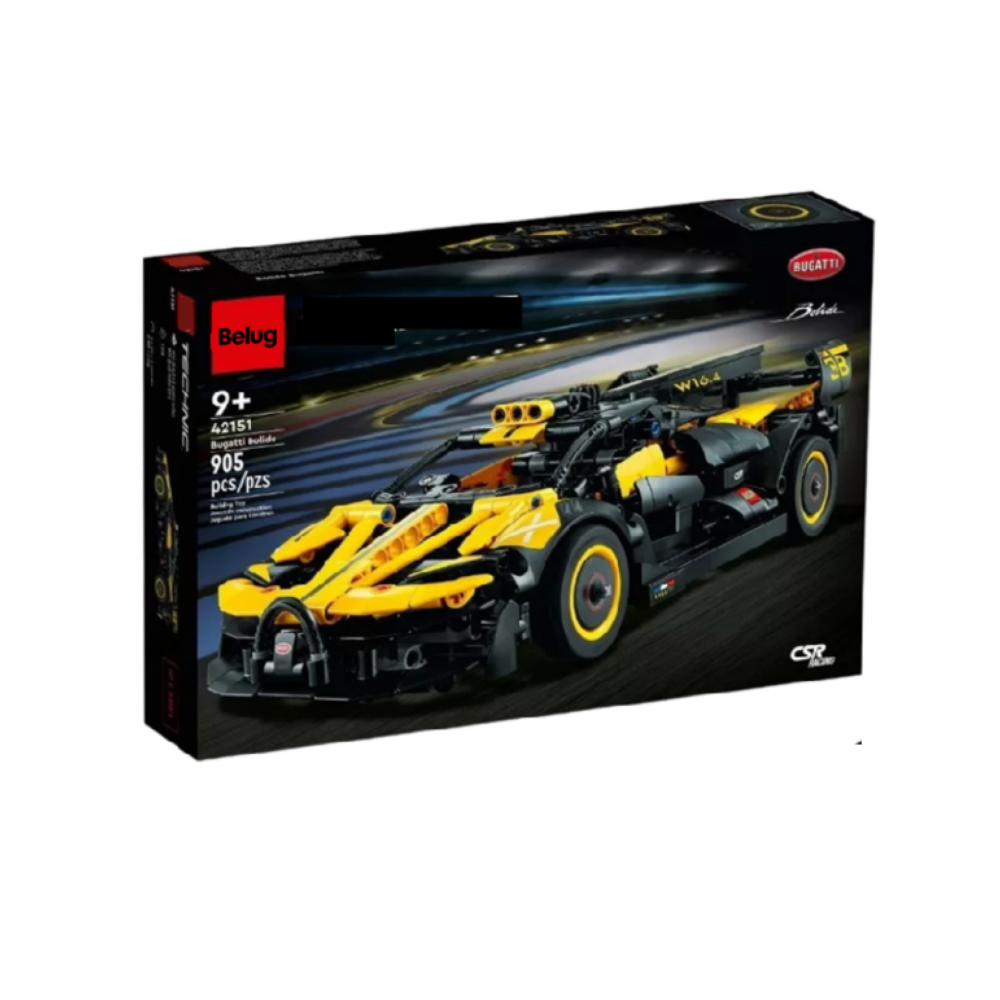 Foto 4 pulgar | Kit De Construcción Belug, Technic Bugatti Bolide 905 Pzs Colores