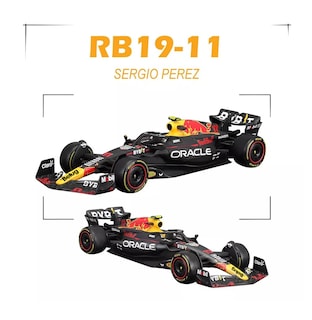 Foto 4 | Coche Sergio Pérez Fórmula 1 1:43 Burago Redbull F1 Rb19 #11, Belug Negro