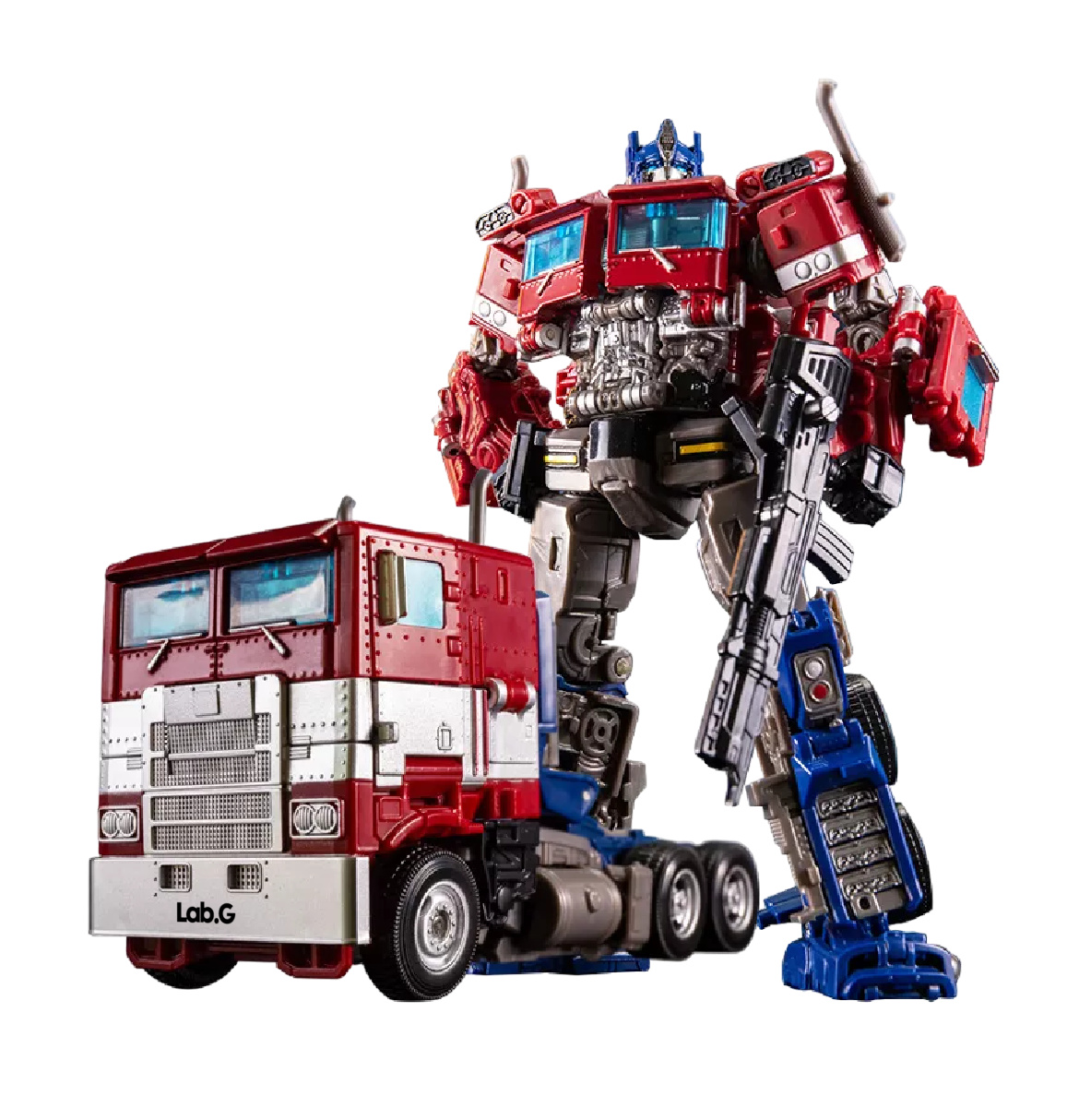Foto 1 | Juguete Para Niños Con Coche Robot Transformador De Aleación Rojo