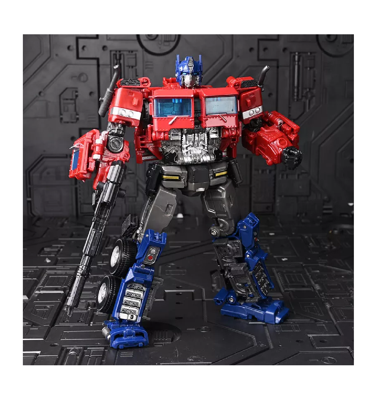 Foto 2 | Juguete Para Niños Con Coche Robot Transformador De Aleación Rojo