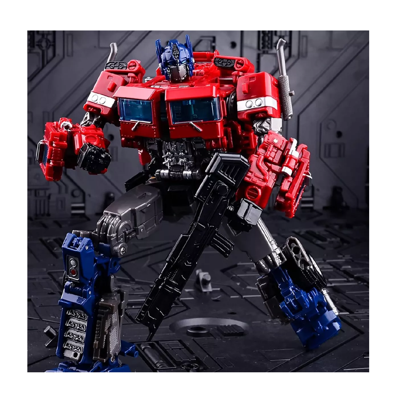Foto 5 pulgar | Juguete Para Niños Con Coche Robot Transformador De Aleación Rojo