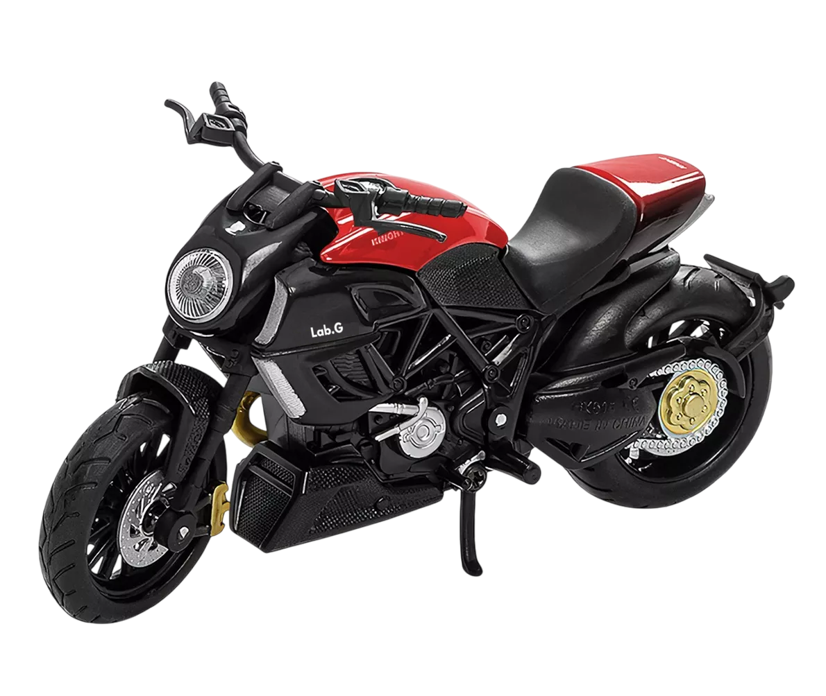 Foto 1 | Motocicleta de Juguete Alear Escala 1:18 Ducati Diavel Rojo