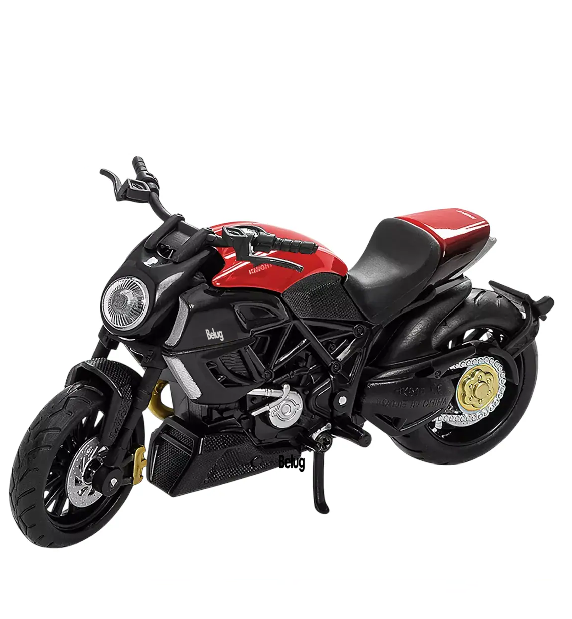 Motocicleta de Juguete Belug 1:18 Ducati Diavel Roja