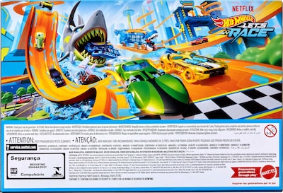 Foto 2 | Toy Cars & Trucks Hot Wheels Let's Race, Paquete De 10 Unidades, Escala 1:64 - Venta Internacional.