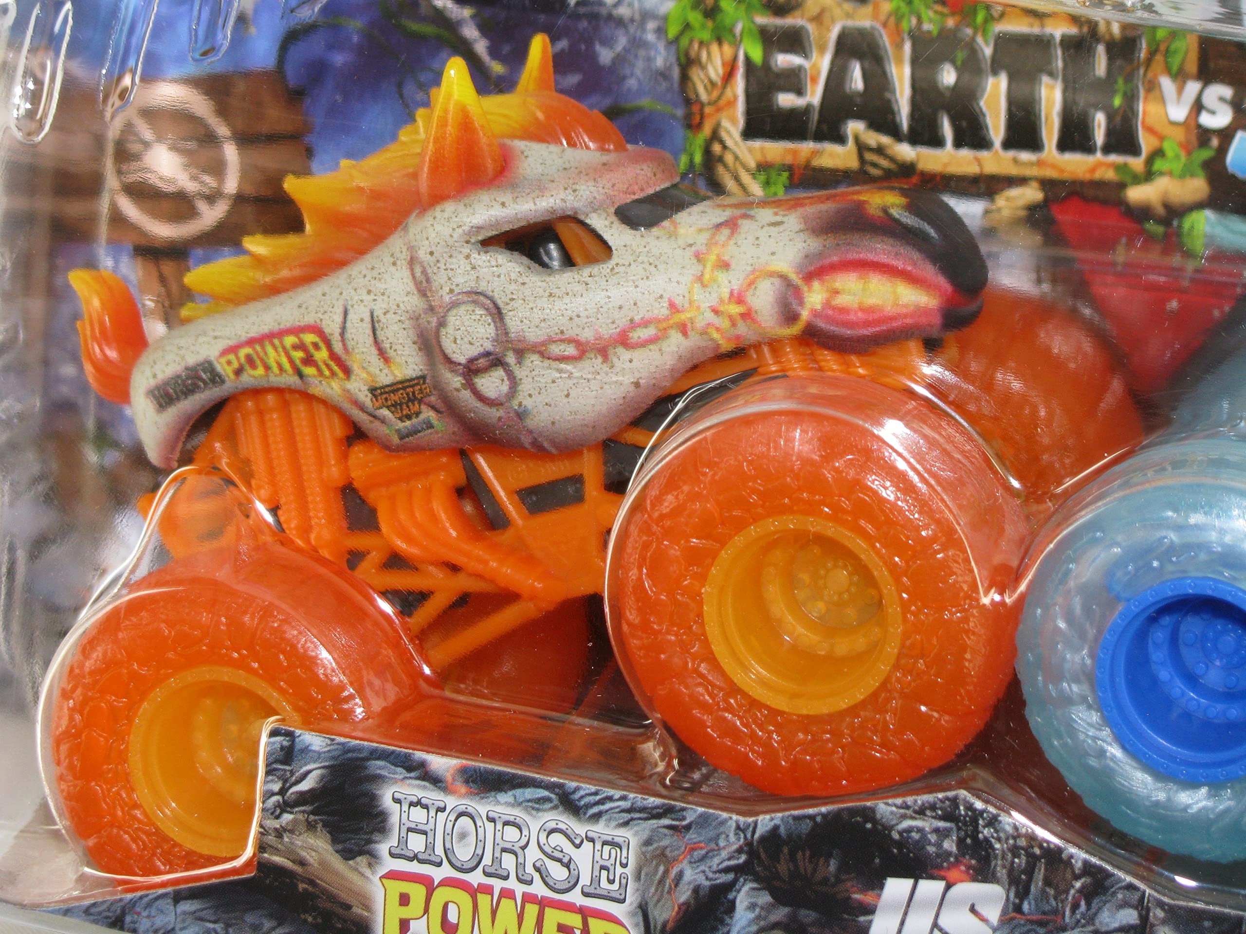 Foto 4 pulgar | Paquete Doble De Toy Truck Monster Jam Earth Vs Surf A Escala 1:64 - Venta Internacional.