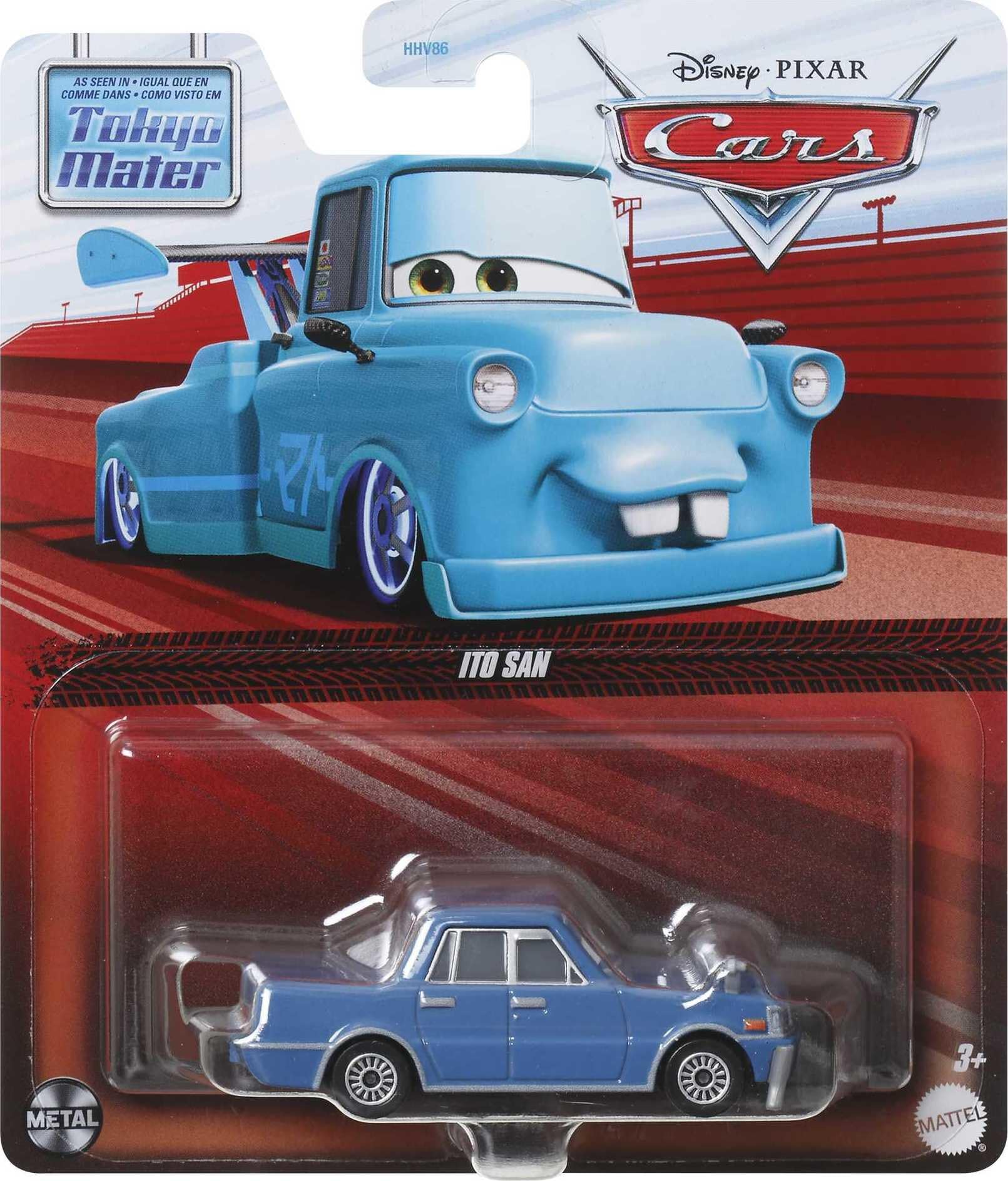 Vehículo Fundido A Presión De Disney/pixar Cars Ito San A Escala 1:55 - Venta Internacional.