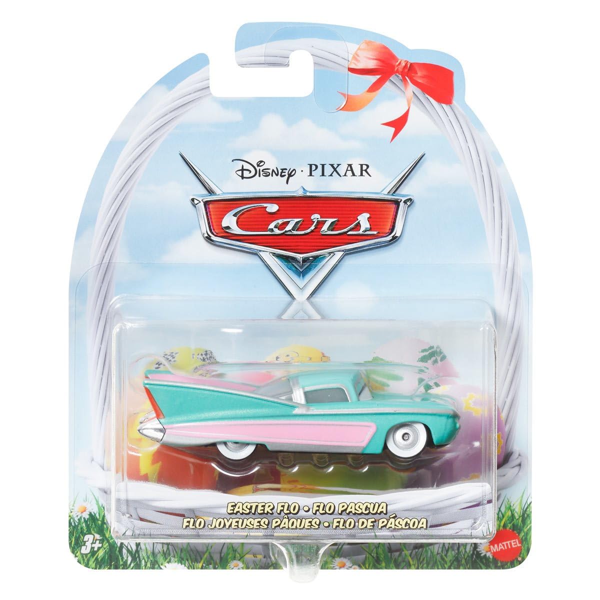 Vehículo Fundido A Presión Disney Cars Easter Flo A Escala 1:55 Para Niños - Venta Internacional.