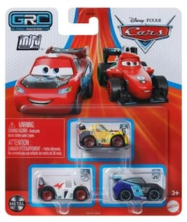 Foto 1 | Pack De 3 Minicarreras De Disney Cars (grc Racers 2, Shu Todoroki, Miguel Camino Y Jackson Storm) - Venta Internacional.