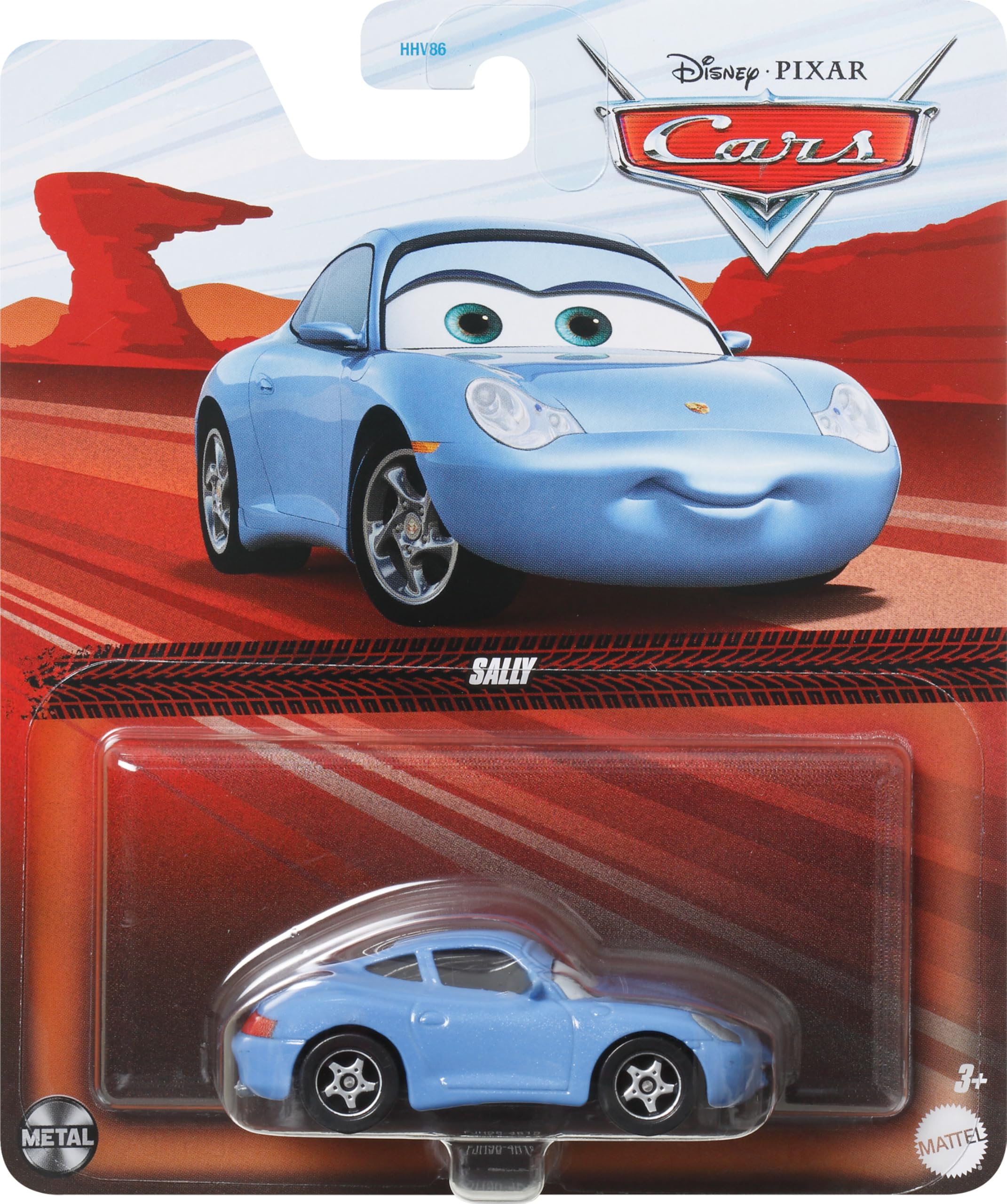 Foto 5 | Toy Disney Cars Sally Fundido A Presión A Escala 1:55 Para Niños Mayores De 3 Años - Venta Internacional.