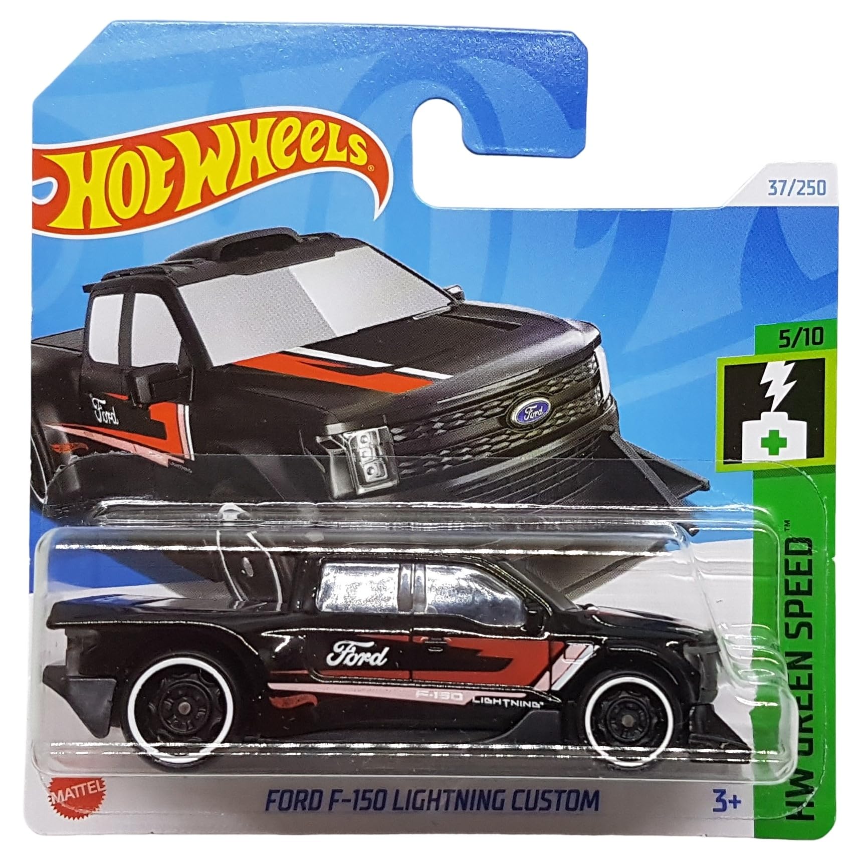 Vehículo Fundido A Presión Hot Wheels Ford F-150 Lightning 1:64 - Venta Internacional.