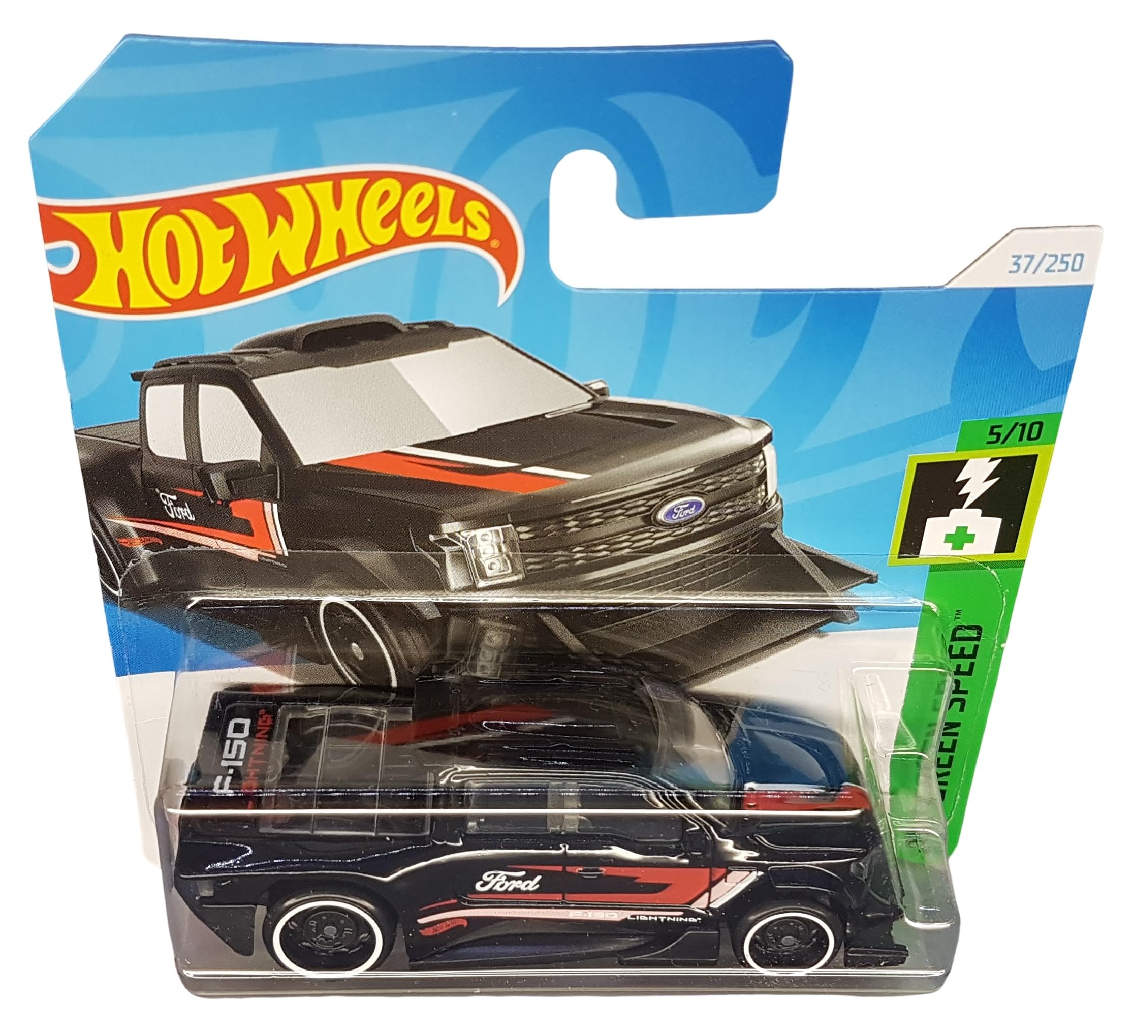 Foto 2 | Vehículo Fundido A Presión Hot Wheels Ford F-150 Lightning 1:64 - Venta Internacional.