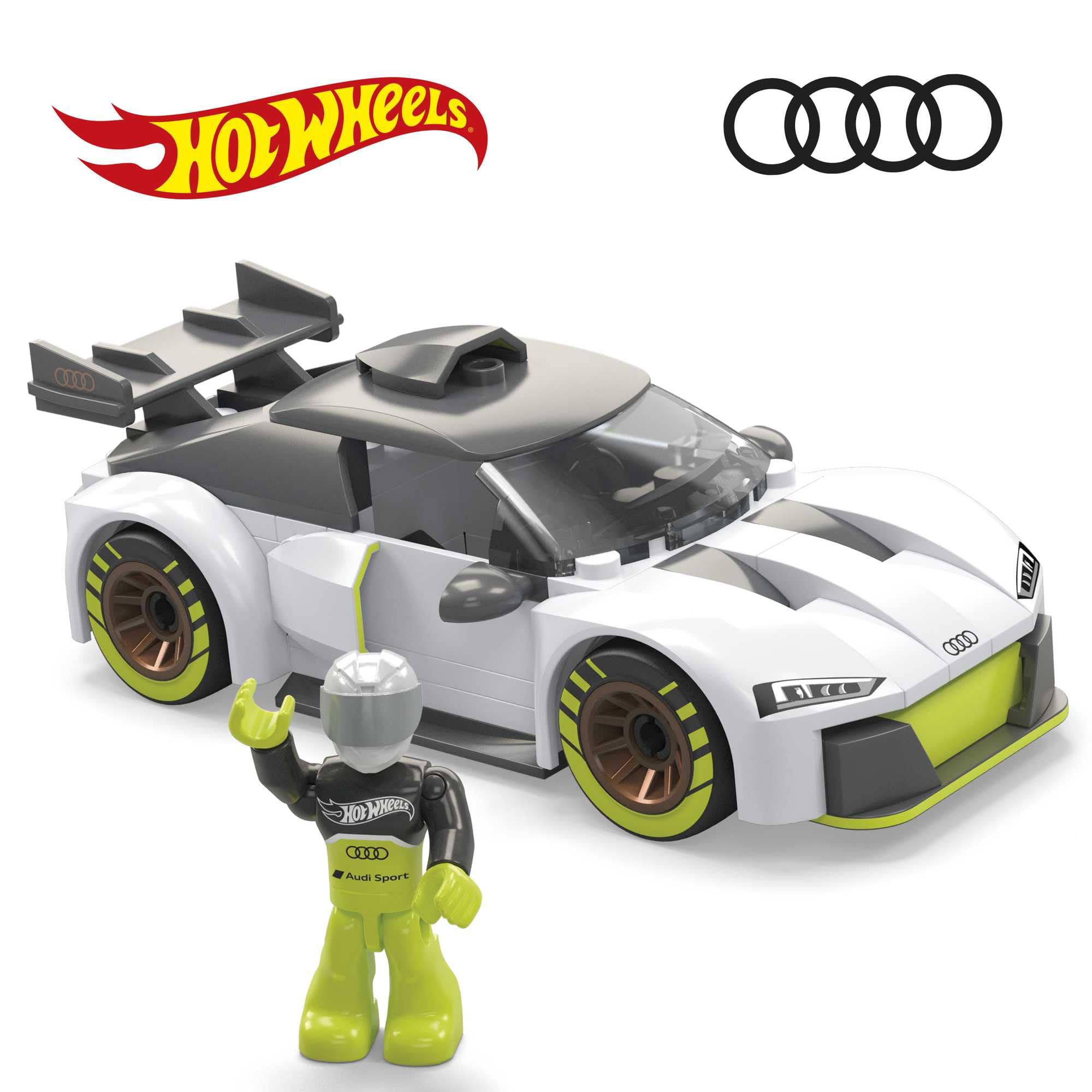 Foto 5 pulgar | Set De Juego De Construcción Mega Hot Wheels Para Audi R8 Lms Gt2 - Venta Internacional.