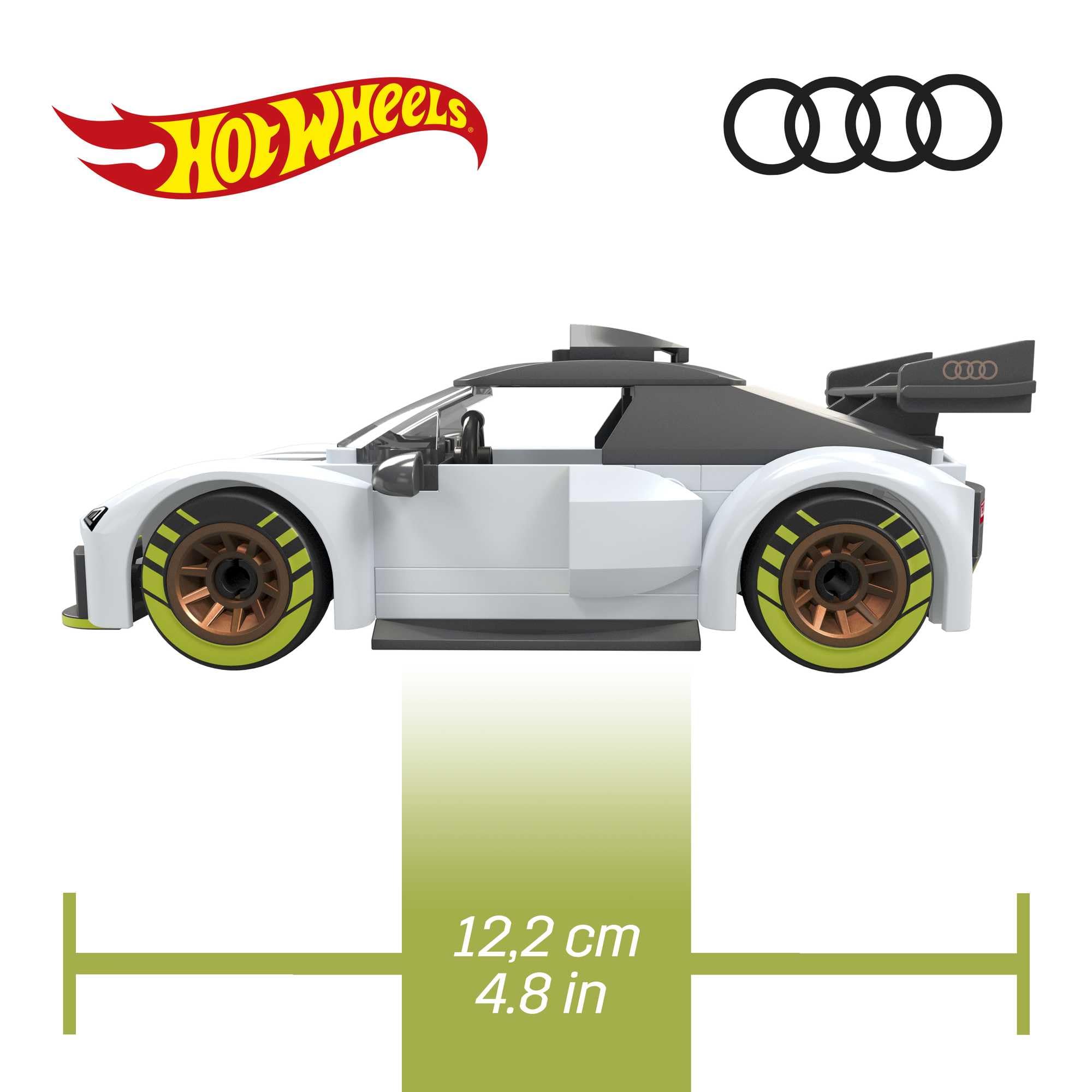 Foto 6 pulgar | Set De Juego De Construcción Mega Hot Wheels Para Audi R8 Lms Gt2 - Venta Internacional.