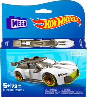 Foto 6 | Set De Juego De Construcción Mega Hot Wheels Para Audi R8 Lms Gt2 - Venta Internacional.