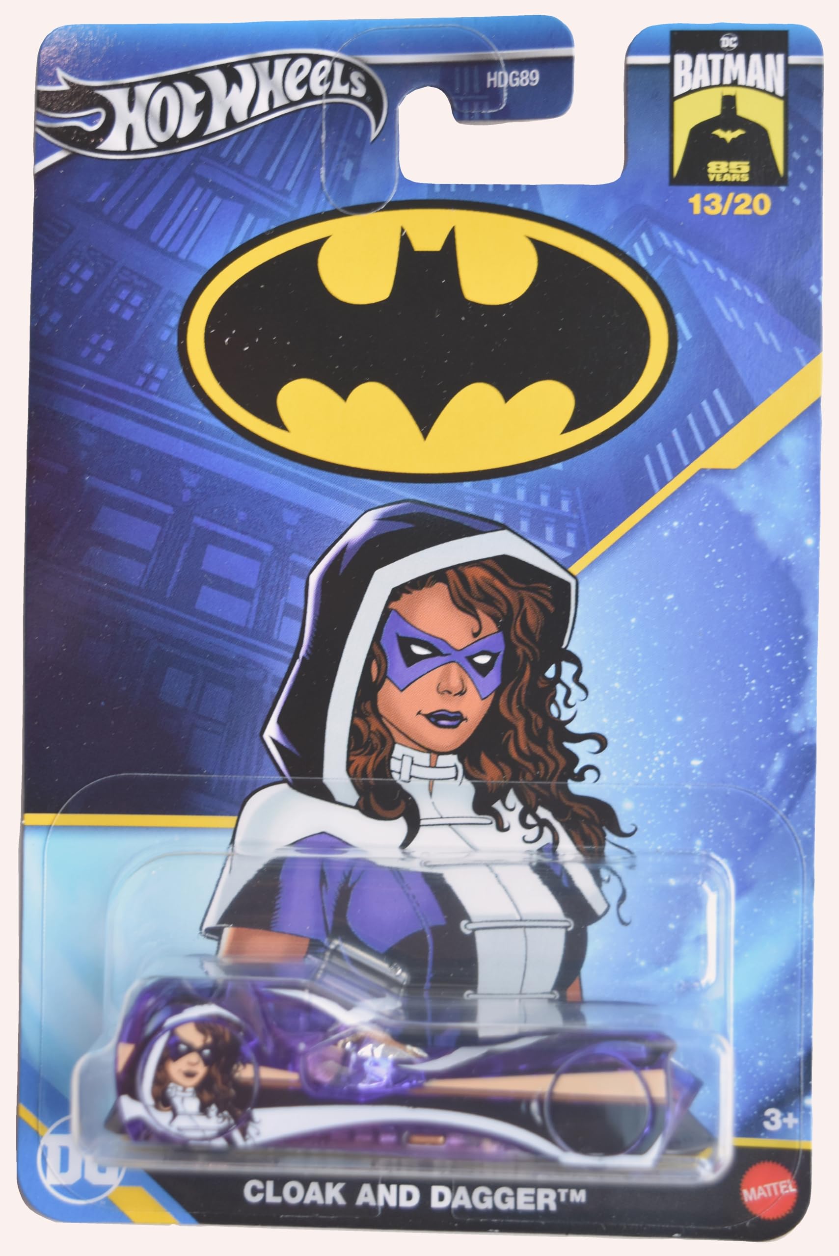 Capa Y Daga Fundidos A Presión De Hot Wheels Batman 85th Years 1:64 - Venta Internacional.