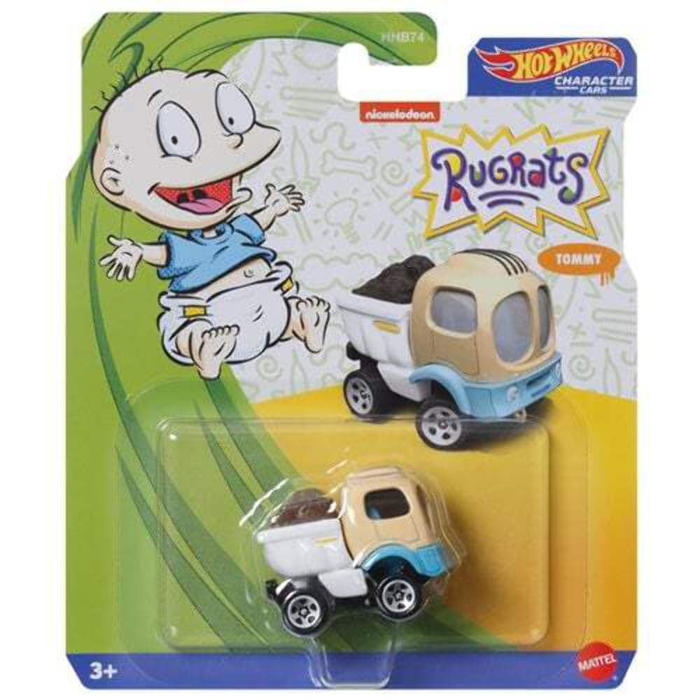 Auto Fundido A Presión Hot Wheels Nickelodeon Rugrats Tommy A Escala 1:64 - Venta Internacional.