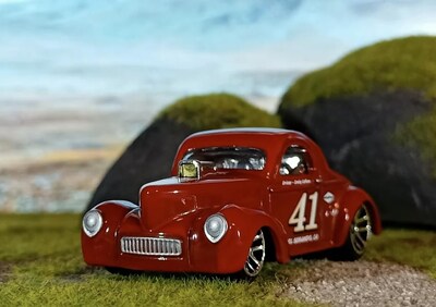 Foto 2 | Toy Hot Wheels Silver Series Salt Fiat Racers 1941 Willys - Venta Internacional.