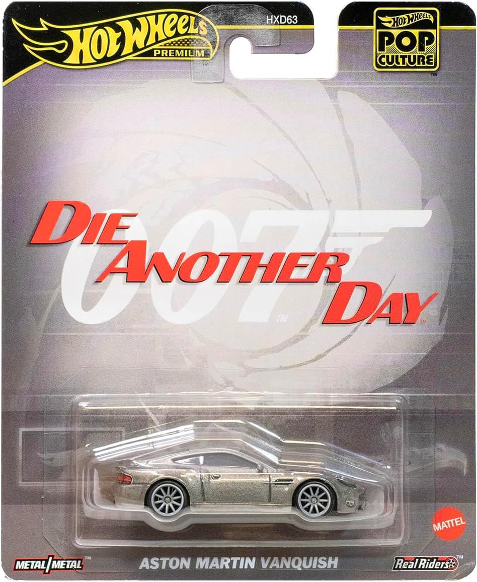 Foto 3 pulgar | Coche Hot Wheels 007 James Bond Aston Martin Vanquish 1:64 - Venta Internacional.
