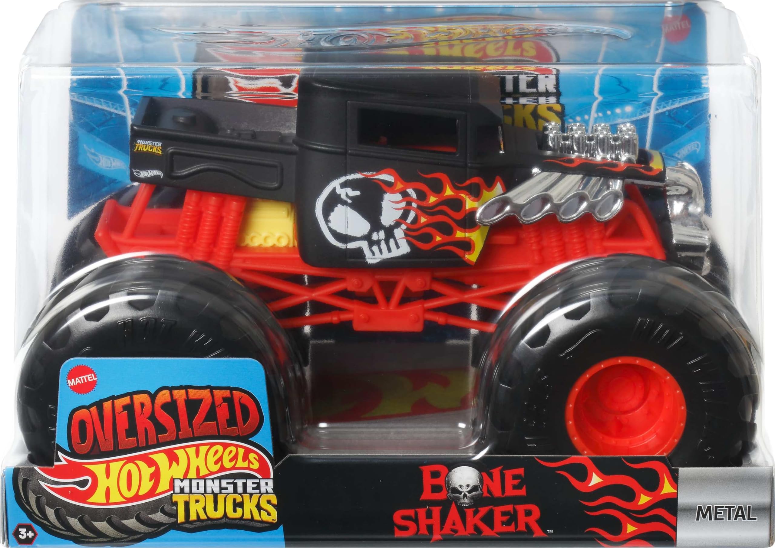 Camión De Juguete Hot Wheels Monster Trucks 1:24 Fundido A Presión Durante Más De 3 Años - Venta Internacional.