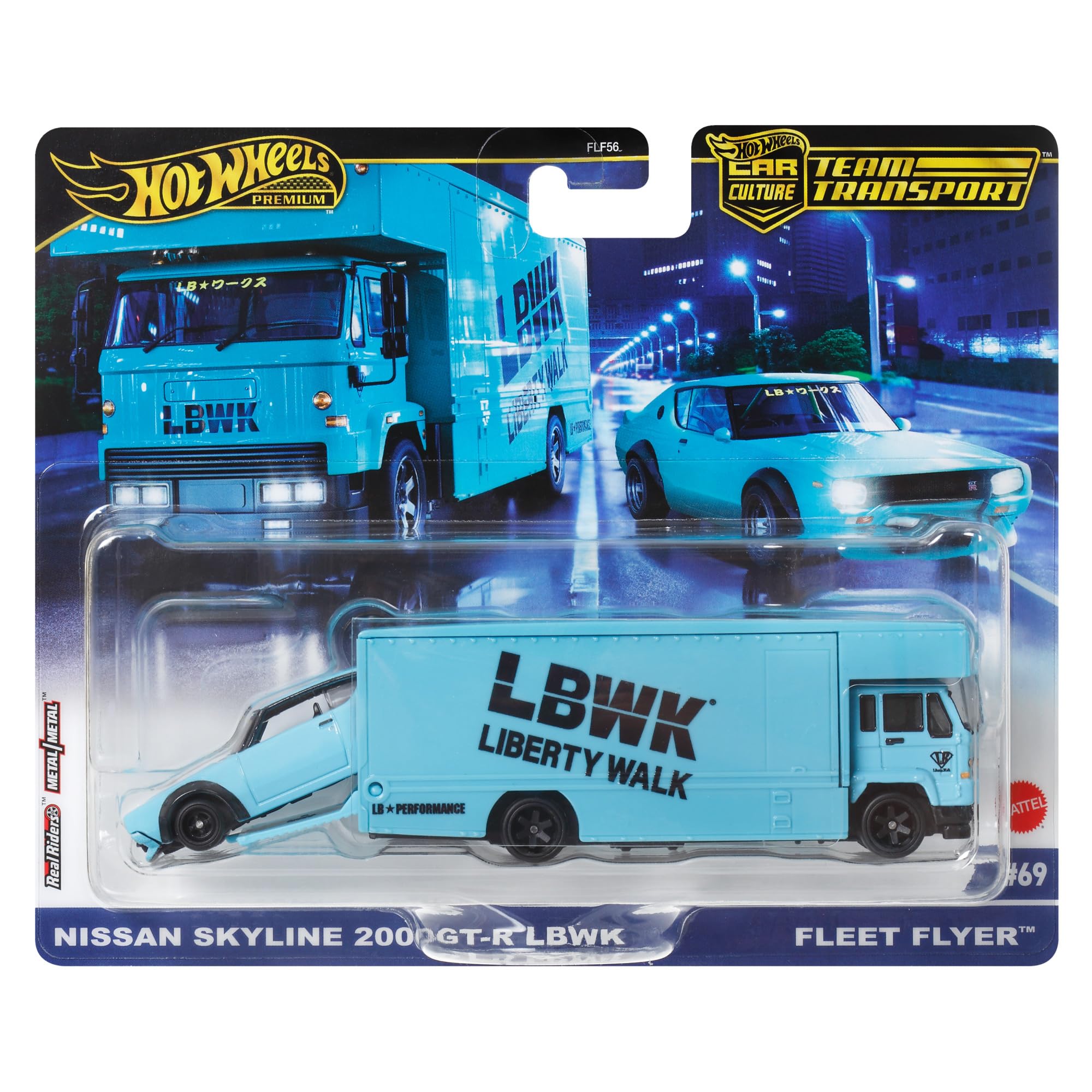 Set De Coche Hot Wheels Premium Team Transport Lbwk Liberty Walk - Venta Internacional.