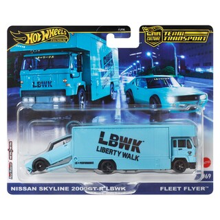 Foto 1 | Set De Coche Hot Wheels Premium Team Transport Lbwk Liberty Walk - Venta Internacional.