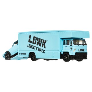 Foto 2 | Set De Coche Hot Wheels Premium Team Transport Lbwk Liberty Walk - Venta Internacional.
