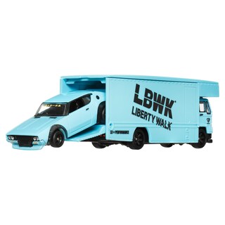 Foto 4 | Set De Coche Hot Wheels Premium Team Transport Lbwk Liberty Walk - Venta Internacional.